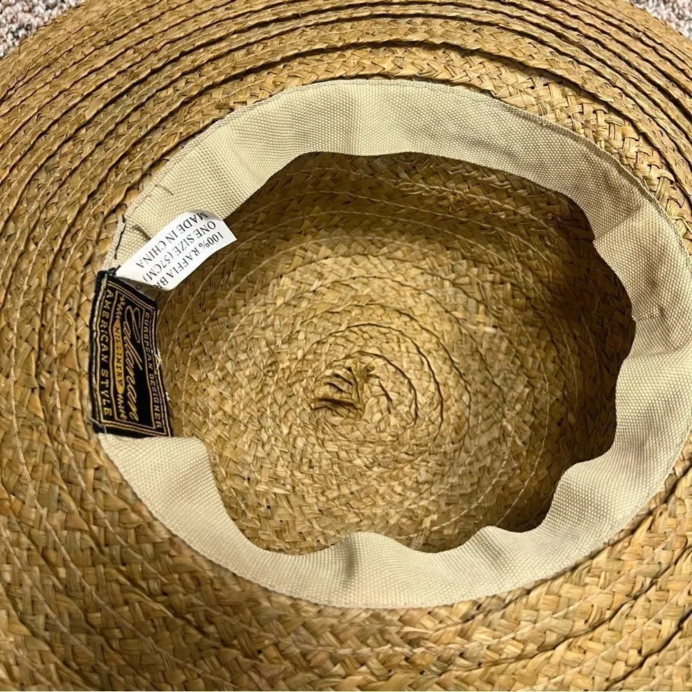 Callahan raffia braided hat.   Size S